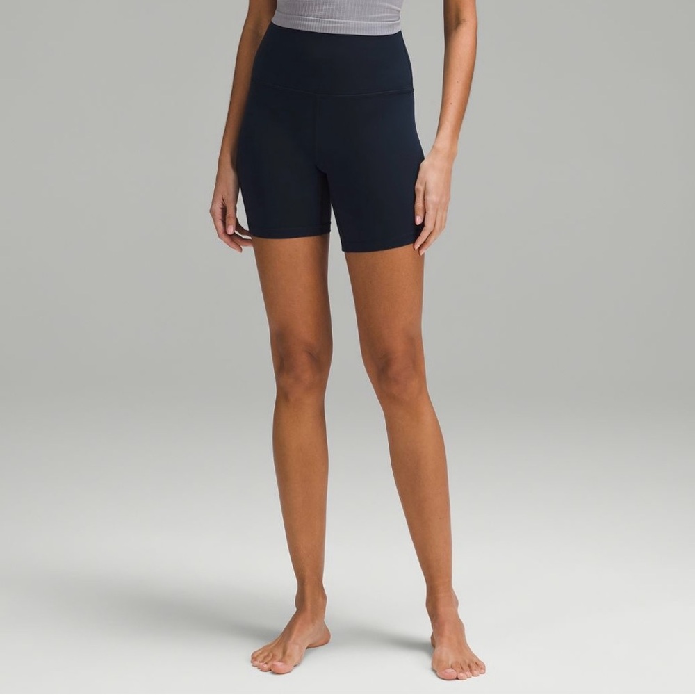 Lululemon Align shorts true navy 6” size 8 brand new
